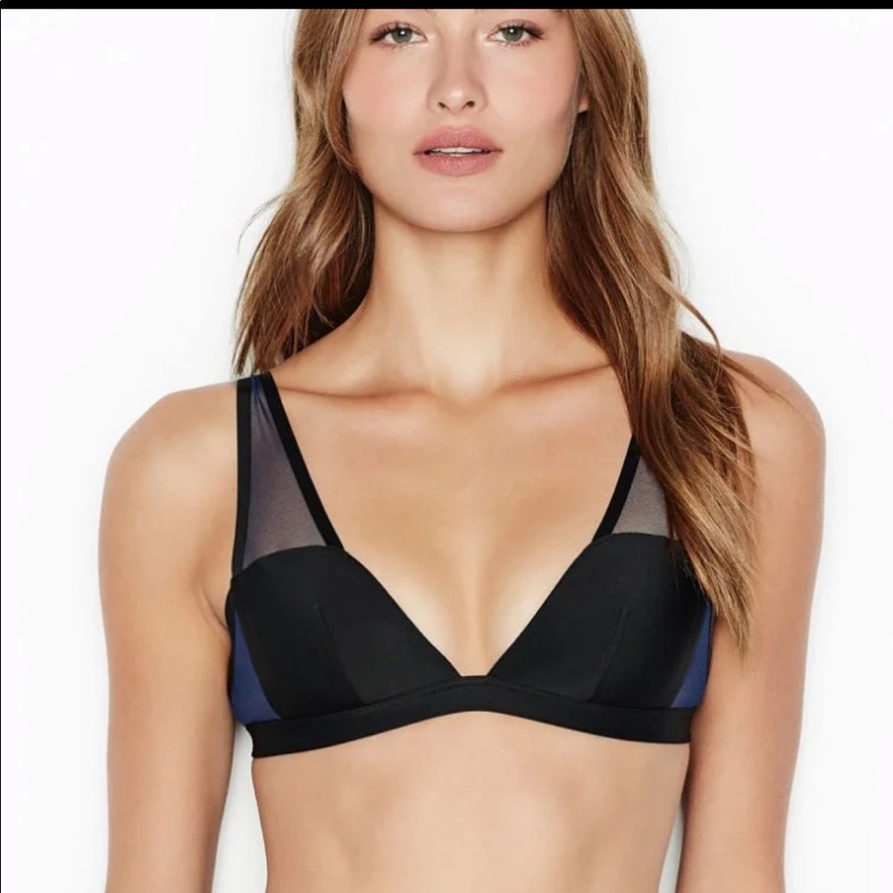 Victoria secret mesh plunge bralette